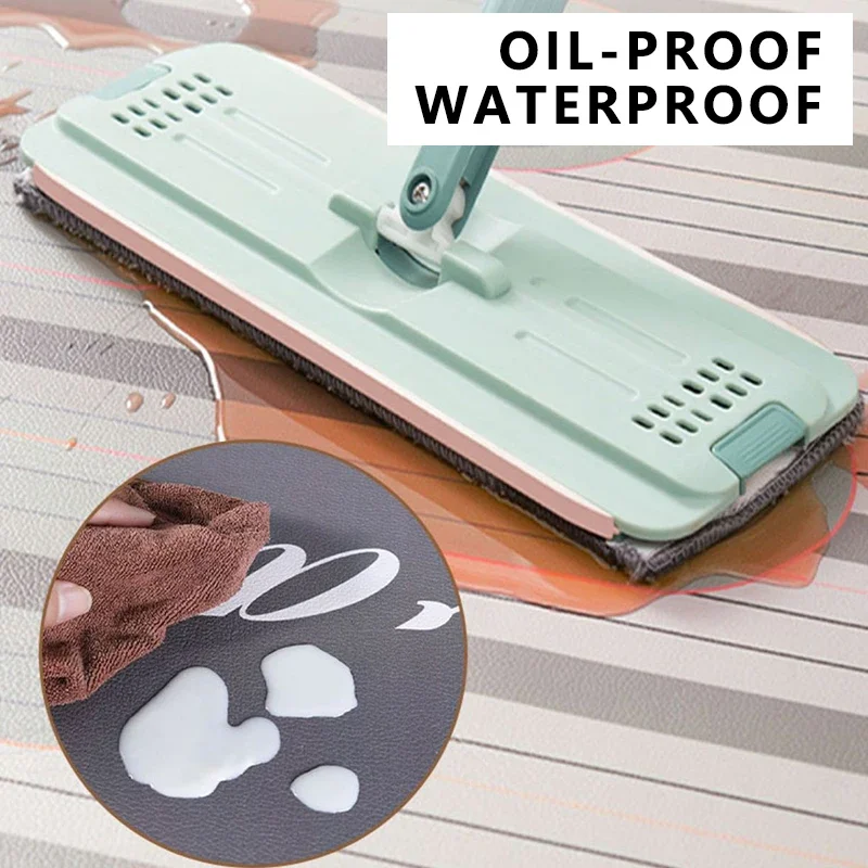 Kitchen Rug Pvc Waterproof Lea - Home Textiles Plaid ulasan dan harga