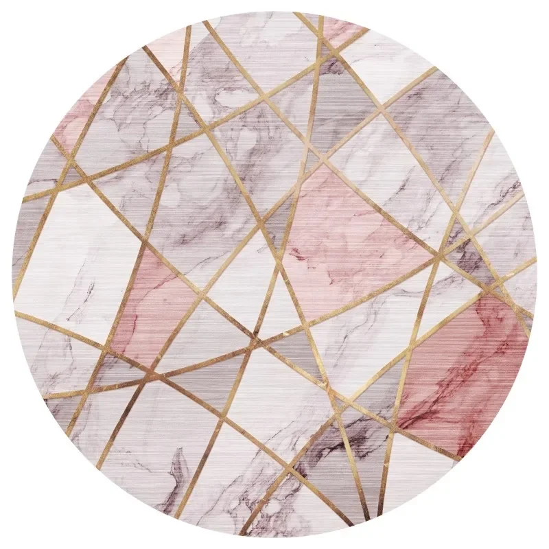 ~O~Light Luxury Round Floor Ma - Home Lines Textiles ulasan dan harga