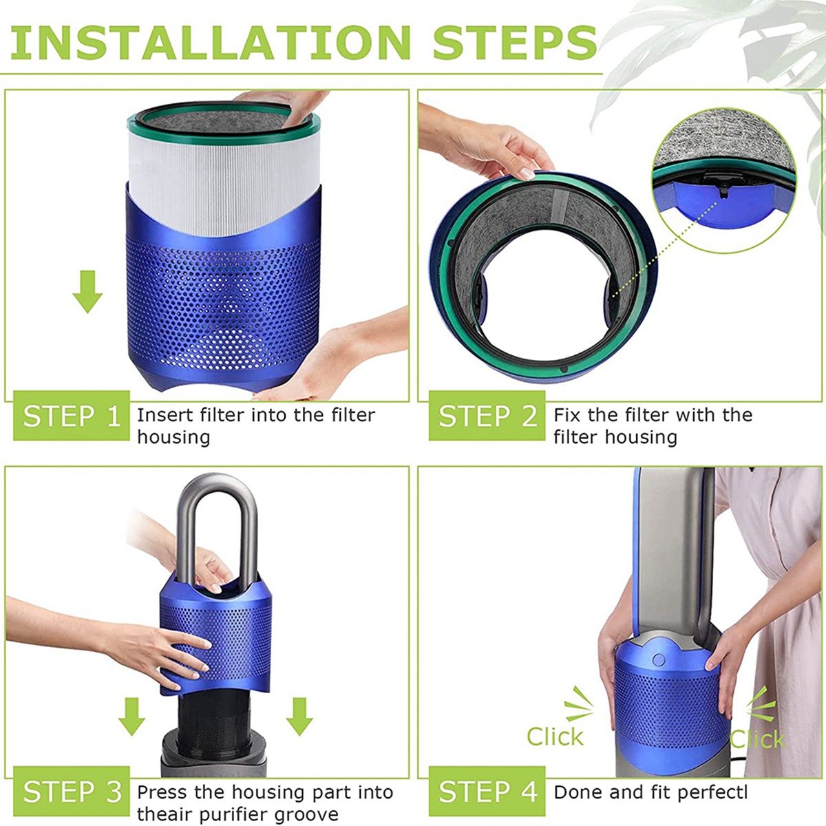 HGHO Replacement Filter for Dy - Dyson Fan Pure Cool ulasan dan harga