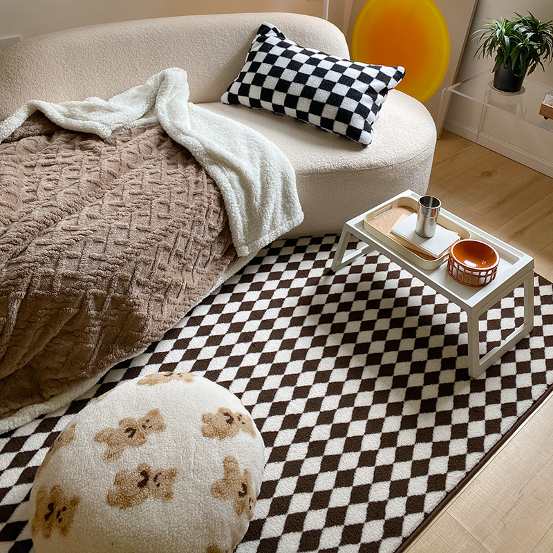 Japanese Style Carpets for Liv - Home Textiles Plaid ulasan dan harga