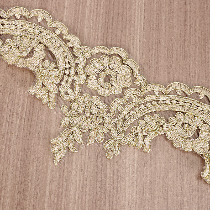 1Yard 4.7cm Wide Exquisite Gol - Home Lines Textiles ulasan dan harga