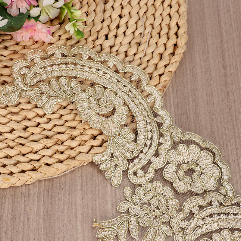 1Yard 4.7cm Wide Exquisite Gol - Home Lines Textiles ulasan dan harga