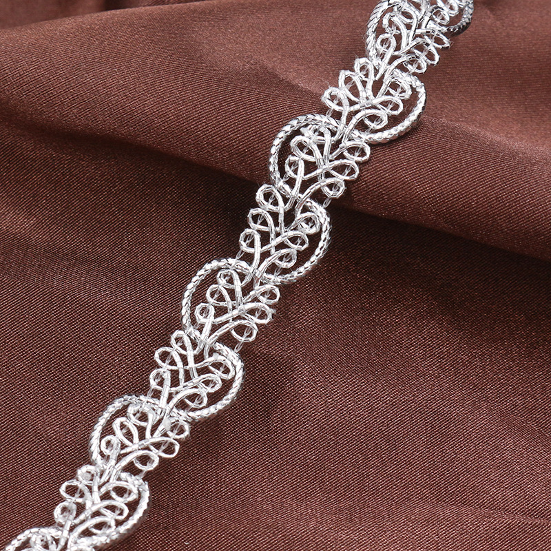 25/50 Meters Gold/Silver Braid - Home Lines Textiles ulasan dan harga