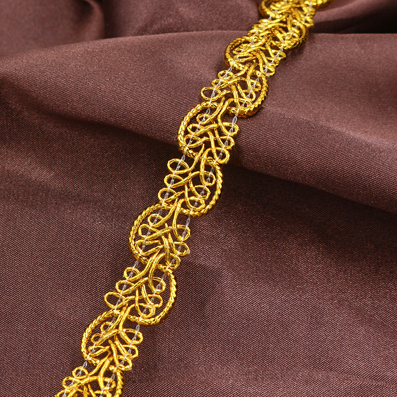 25/50 Meters Gold/Silver Braid - Home Lines Textiles ulasan dan harga