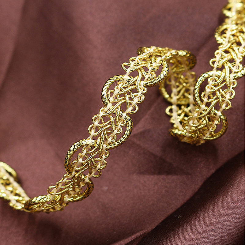 25/50 Meters Gold/Silver Braid - Home Lines Textiles ulasan dan harga